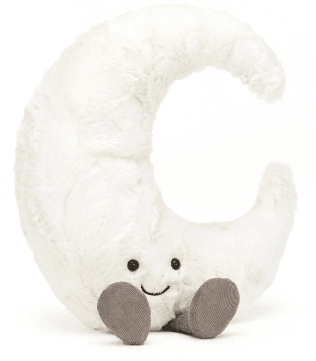 A toy character named Lunette used as the starting point for a personalized storybook