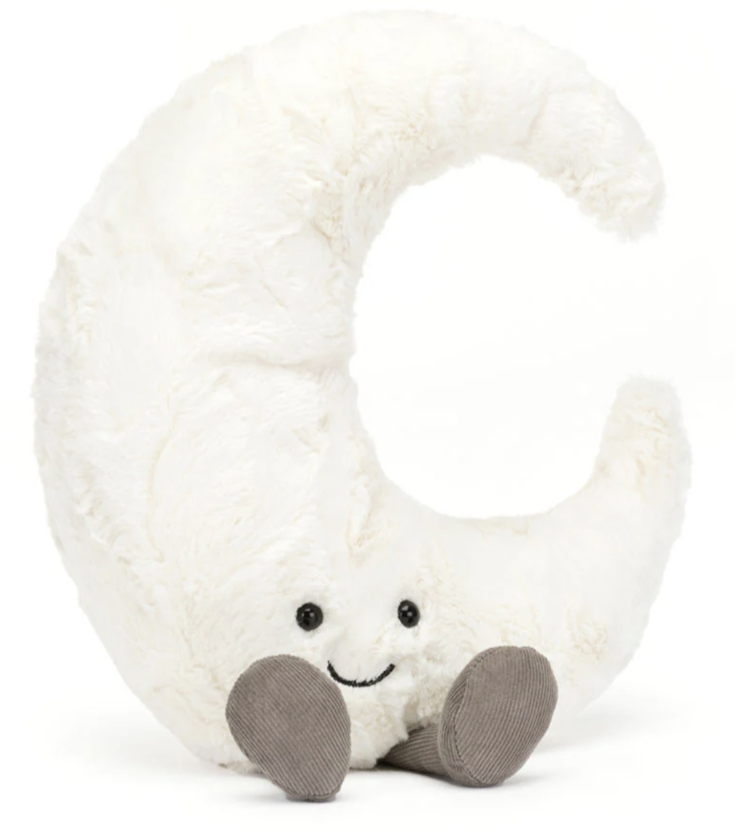 Photograph of a child’s plush toy with distinct ears and a soft body